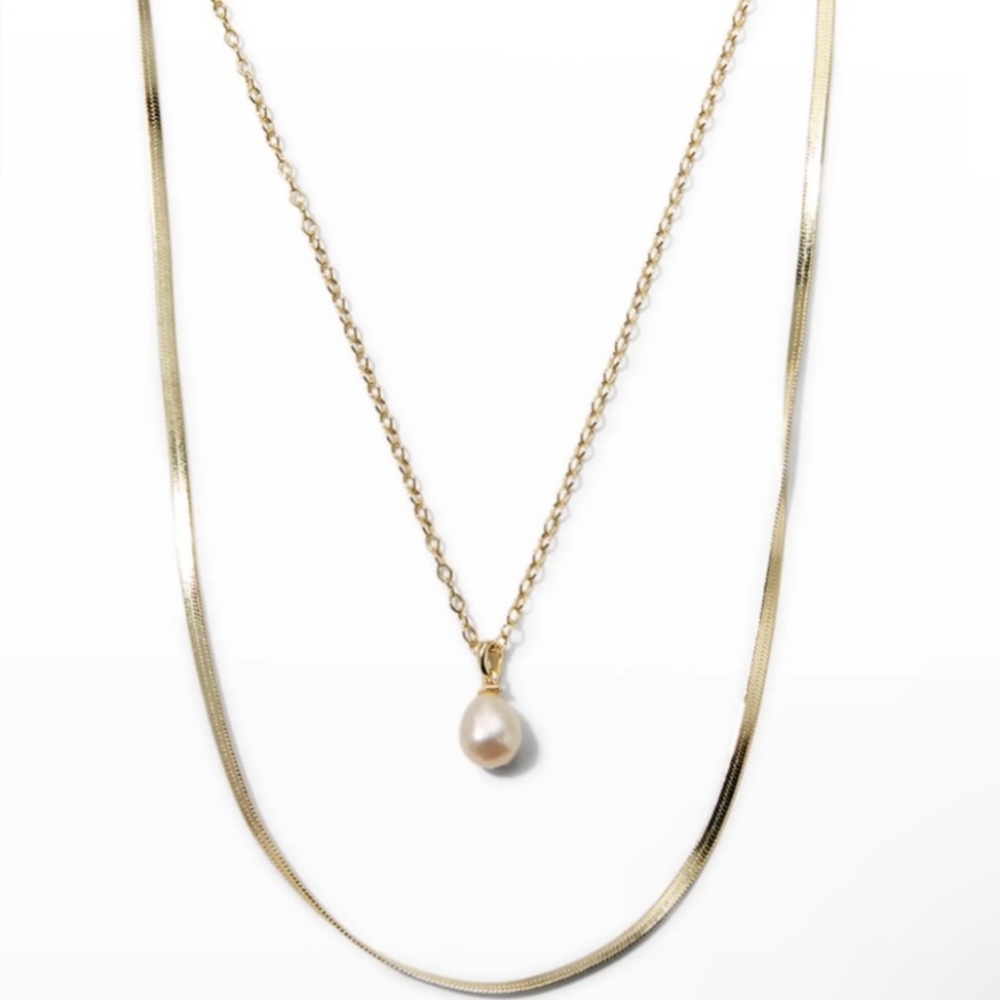 Kendra Scott Lindsay Necklace Gold OS